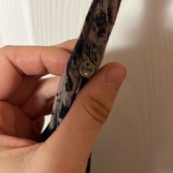 Guess black leopard print mini dress - size XS​​ - Picture 2 of 4